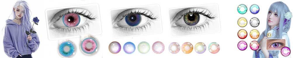 Lentes Cosplay de Personajes de anime y Videojuegos