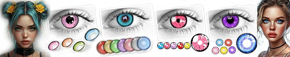 Lentes Cosplay K‑pop y Doll Eyes Colores y Estilos Únicos para tu Mirada