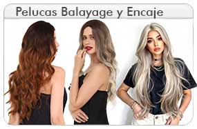 Pelucas Balayage de apariencia natural