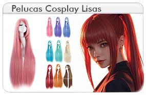 Pelucas Lisas Cosplay