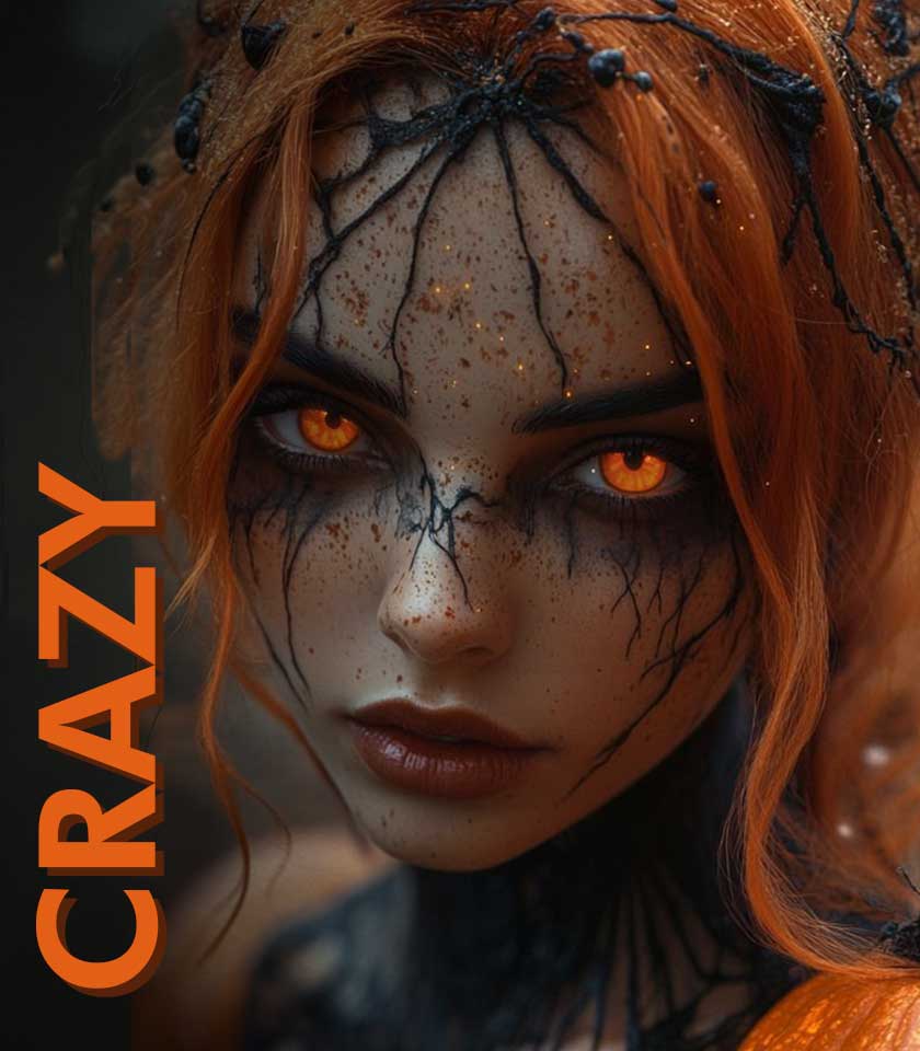 Crazy Lentes Halloween